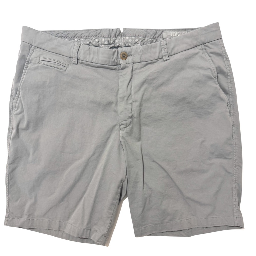 Ballin Men's Grey Flat Front Shorts Size 38